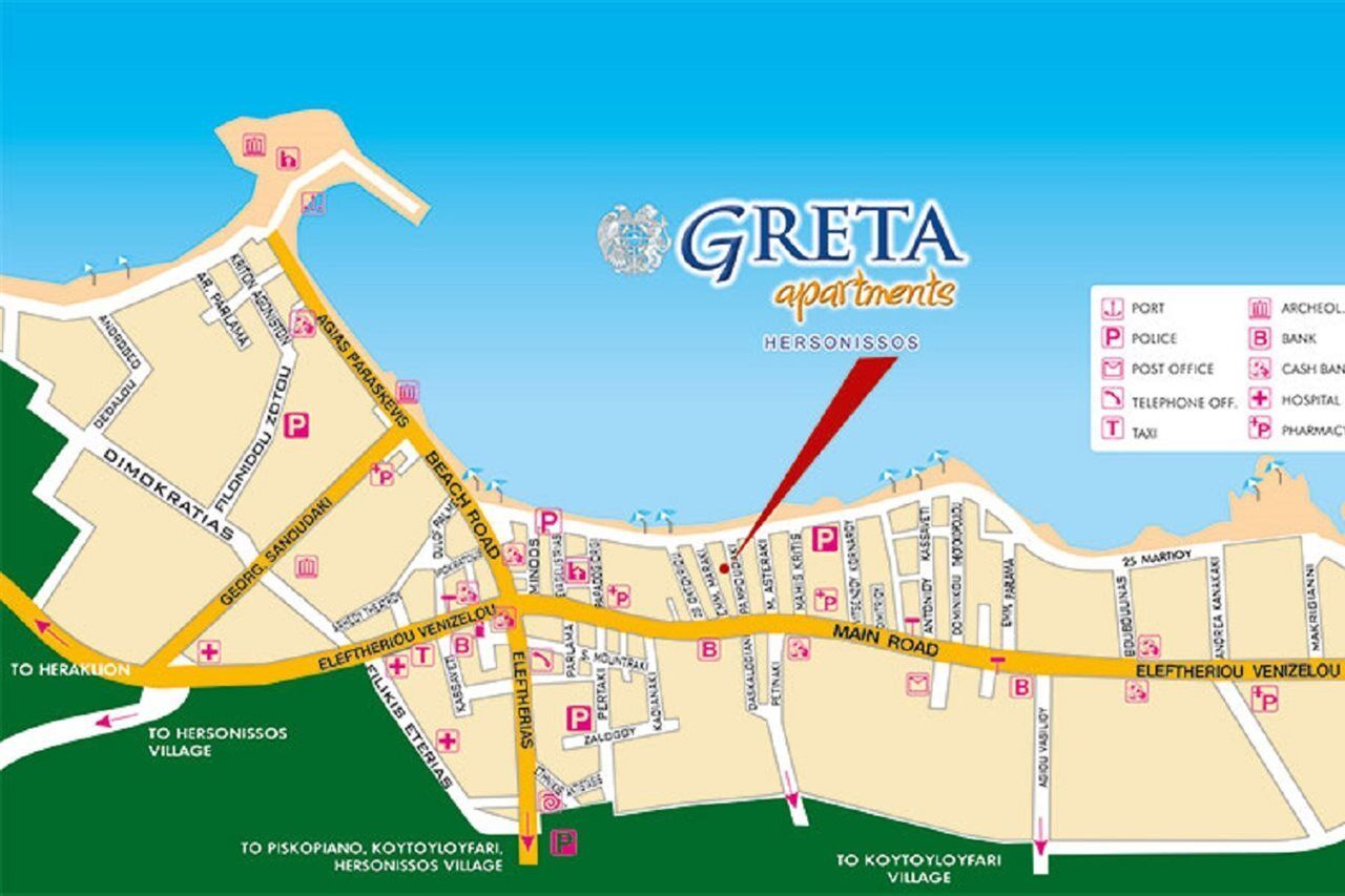 Greta Apartments Hersonissos  Dış mekan fotoğraf